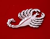 Scorpion Chrome Badge Emblem New