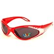 Kids Child 3-7 Sporty Sunglasses Sun UV400 Boys Red with Smoke Lens