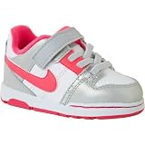 Nike Mogan 2 Jr. Skate Shoe - Toddler Boys White/Metallic Platinum/Cherry, 7.0