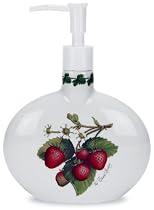 Portmeirion Strawberry Fair Earthenware 7-1/2-Inch Oval Dispenser