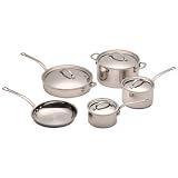 KitchenAid Five-Ply Stainless-Steel Clad 9-Piece Cookware Set by KitchenAid
