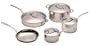 KitchenAid Five-Ply Stainless-Steel Clad 9-Piece Cookware Set