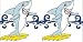 Surf's Up Shark Temporary Tattoos