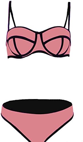 womens Women`s Two Pieces Push Up Neoprene Bikini Swimwear S ( US 2 4 )