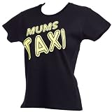 Spoilt Rotten - Mum's Taxi Funny Womens T-Shirt - Gift for New Mum, Black, Large