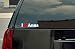 I Love Anna Vinyl Decal - White with a red heart