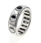 Sterling Silver Lunar Phases of the Moon Spinning Spin Band Ring(Sizes 4,5,6,7,8,9,10,11,12,13,14,15)