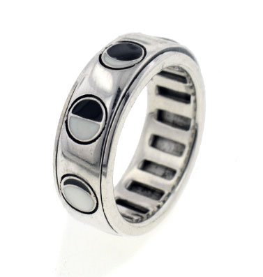 Sterling Silver Lunar Phases of the Moon Spinning Spin Band Ring Size 11(Sizes 4,5,6,7,8,9,10,11,12,13,14,15)