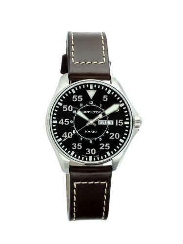 Hamilton Men's H64611535 Khaki King Black Dial Watch