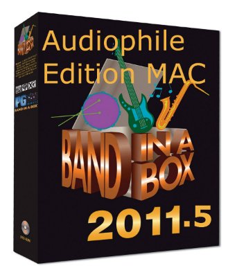 Band-in-a-Box 2011.5 Mac Audiophile Edition +Realband 