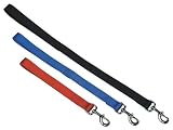 Double Ply Nylon Traffic Leads - Without Panic Snap Black 24 in.