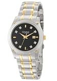 Caravelle By Bulova Diamond Men Black dial watch 45D104