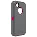 Otterbox Defender Series Hybrid Case & Holster for iPhone 4 & 4S  - Retail Packaging - Peony Pink/Gunmetal Grey