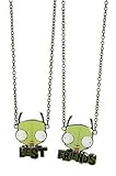 Invader Zim Gir Best "Besties" BFF Friends Necklaces