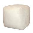 Mushroom Cube Tuffet Rhino Suede By Elite Furniture