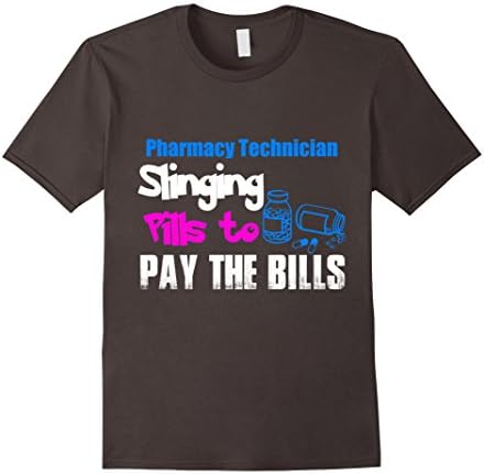 Men's Pharmacy Tech T Shirt, Men's Pharmacy Technician T Shirt Small Asphalt