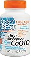 Doctor's Best High Absorption Coq10 w/ BioPerine (100 mg), 120 Soft gels