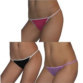 Buy 3 PACK: Ladies Private Intimate G-String Thong Panties Knickers by var goTwisterProductImageStrings = new Object();goTwisterProductImageStrings['prodImageNotAvailTextNoColor'] = 