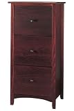 Hawthorne Letter/legal File Three-drawer Dark Cherry