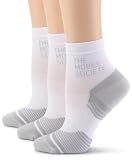 The Mobile Society Damen Funktionssocken Running lite short, weiss/grau, 35-37