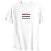 T-SHIRT WHITE ELEGANT FLAG \