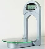 NewLine Space Saver Digital Glass Kitchen Scale