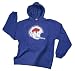 Buffalo Bills NFL Men's Vintage Logo Hoodie, Hooded Fleece Sweatshirt, Blue