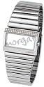 Morgan Ladies Analogue Bracelet Watch With Stone Set Case