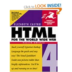 HTML 4 for the World Wide Web (Visual QuickStart Guides)