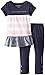 Calvin Klein Little Girls' Navy Pink Tunic Legging Set