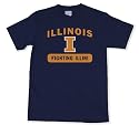 Illinois Fighting Illini 100-Percent Cotton School Spirit Short Sleeve T-Shirt