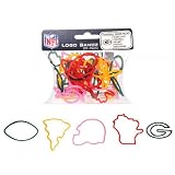 Green Bay Packers Team Logo NFL Bandz Football Silly Rubber Band Bracelets 20PK