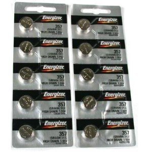 10 357 / 303 Energizer Batteries SR44SW SR44W LR44