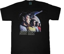 Star Trek Forward to Adventure Crew Black T-shirt Tee