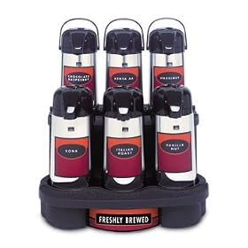 Bunn Coffee-iser Airpot Base-X, 6 Position Airpot Rack 