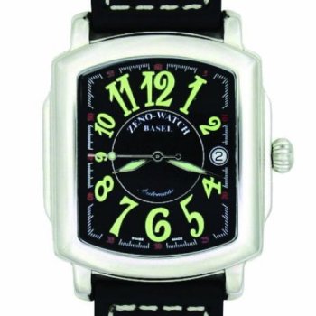 Zeno-Watch Basel Watches, Tonneau-Rectangular Retro Rectangular Ref. 8098 A-SV, Mens Watches, Mens Zeno-Watch Basel Watches