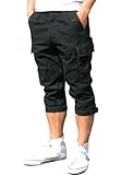 ドイツ軍 ドイツBWタイプ モルスキンニッカポッカ 7分クロップドパンツ ミリタリー (Gr.7(84cm), ブラック)
