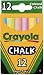 Crayola #51-0816 12CT Colored Chalk