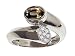 1.07 cts Genuine Smoky Quartz Ring - 14kt White or Yellow Gold LIFETIME WARRANTEE