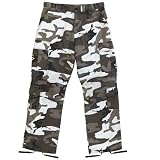 Military 8-Pocket BDU Pants City Camo Paratrooper Fatigues (Medium)