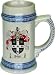 Piaget Family Crest Stein / Coat of Arms beer mug