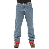 Wrangler Rugged Wear Mens Woodland Thermal Jean by Wrangler