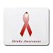 Stroke Awareness Ribbon Mouse Pad