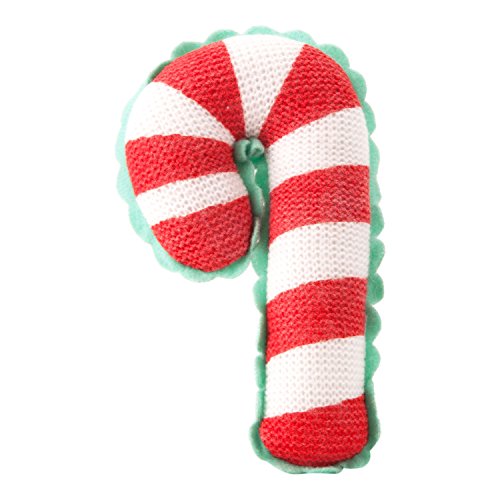 Hallmark Baby Festive Holiday Soft Candy Cane Rattle