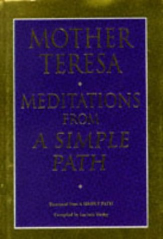 Meditations for a Simple Path under Mother Theresa in The Books Store