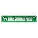 pointer22  - GERMAN SHORTHAIRED POINTER ST STREET SIGN DOG