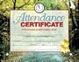 CERTIFICATES ATTENDANCE 30 PK