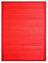 Bamboo Rug Ecofriendly Natural Fiber 5'x7' (Red)