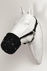 Deluxe Grazing Muzzle, Cobb Black