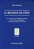 La religion de l\'Etat : La construction de la République étatique dans le discours théologiques de l\'Occident médiéval (1250-1350)
